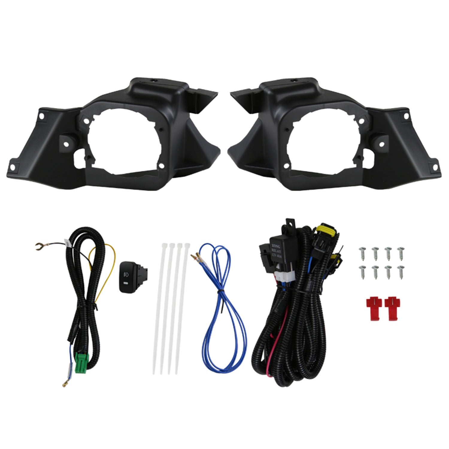 2012-2014 Honda CR-V H11 Fog Lights Kit Chrome Housing/Clear Lens