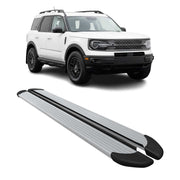 2021-2024 Ford Bronco Sport Nerf Bar Side Step Running Boards Alu 2x