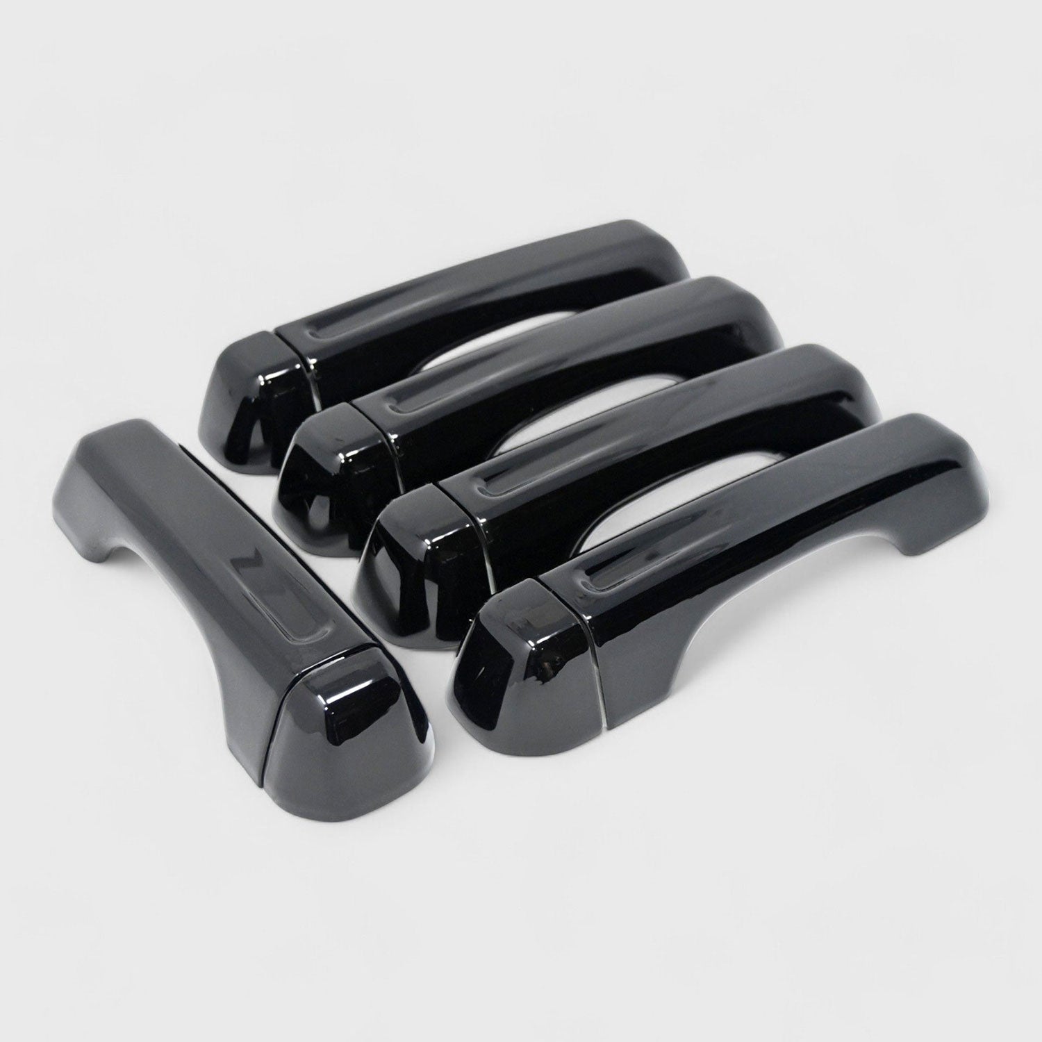 2018-2025 Jeep Wrangler JL Door Handle Cover Gloss Black 10Pcs ABS Plastic