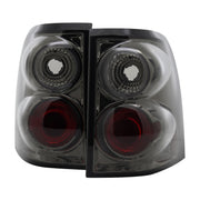 2002-2005 Ford Explorer Tail Lights Chrome Housing/Smoke Lens