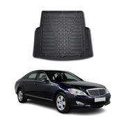 2007-2013 Mercedes S Class W221 Cargo Liner Trunk Mat All Weather Black