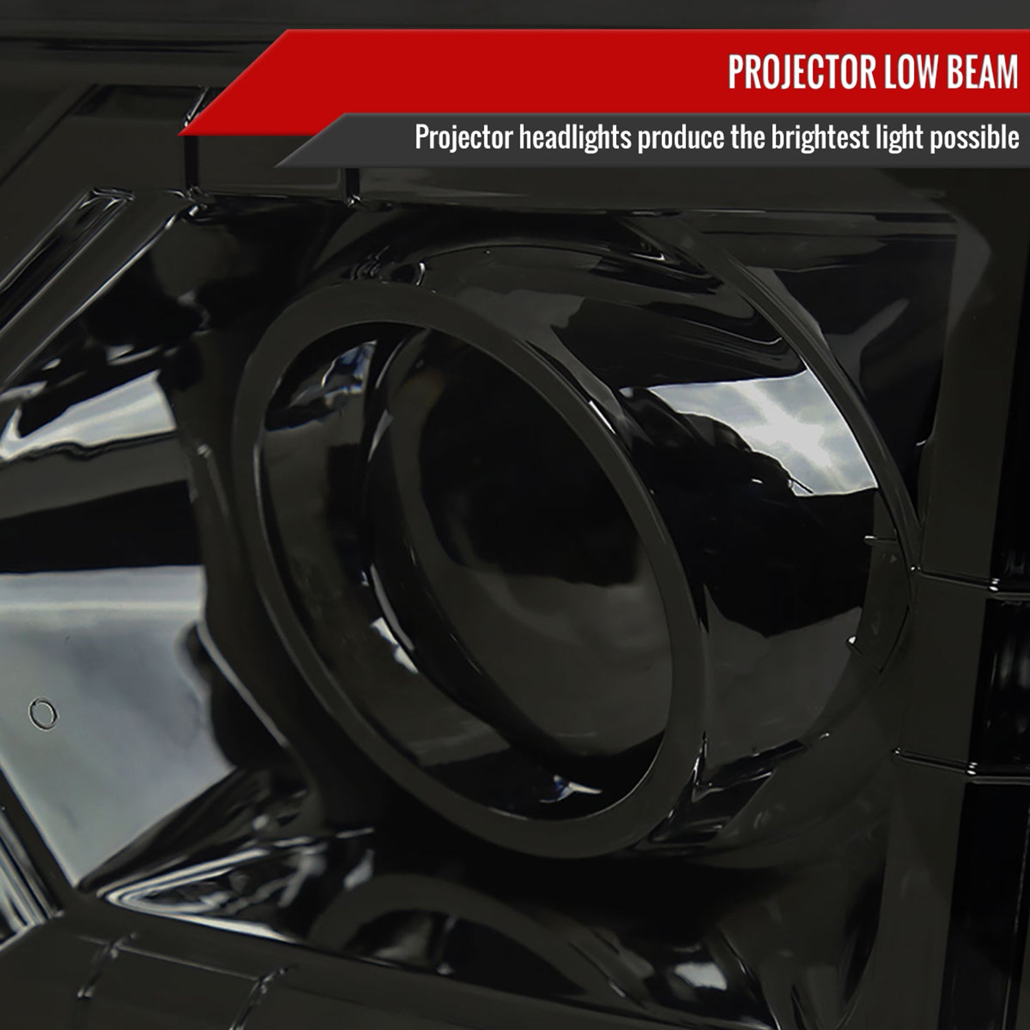 2002-2009 Chevy Trailblazer Projector Headlights LED Light Strip Chrome/Smoke