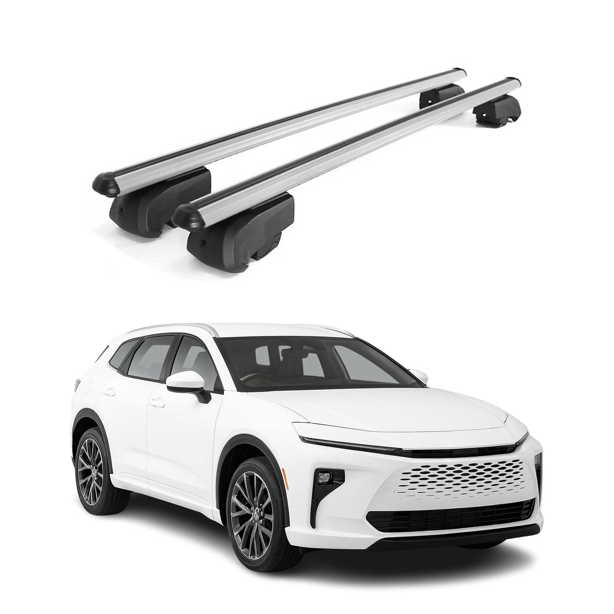 2025-2026 Toyota Crown Signia Roof Rack Cross Bars Luggage Carrier Alu Silver 2x
