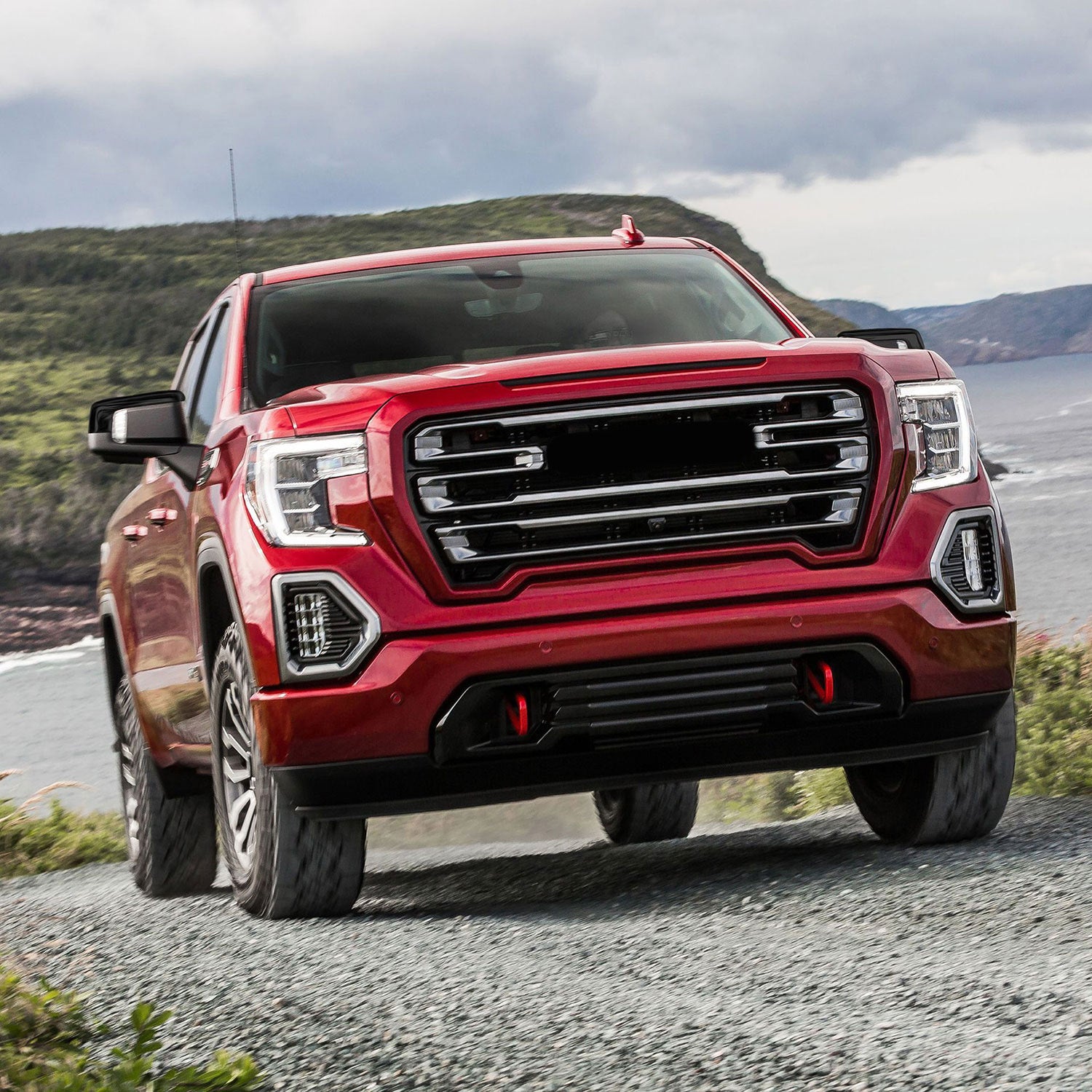 2019-2025 Chevrolet Silverado 1500 / GMC Sierra 1500 Mirror Cover Caps Gloss Black 2Pcs ABS Plastic