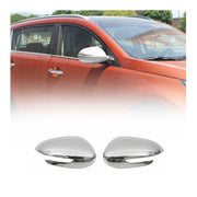 2017-2022 Kia Sportage Side Mirror Cover Caps Stainless Steel Silver 2 Pcs