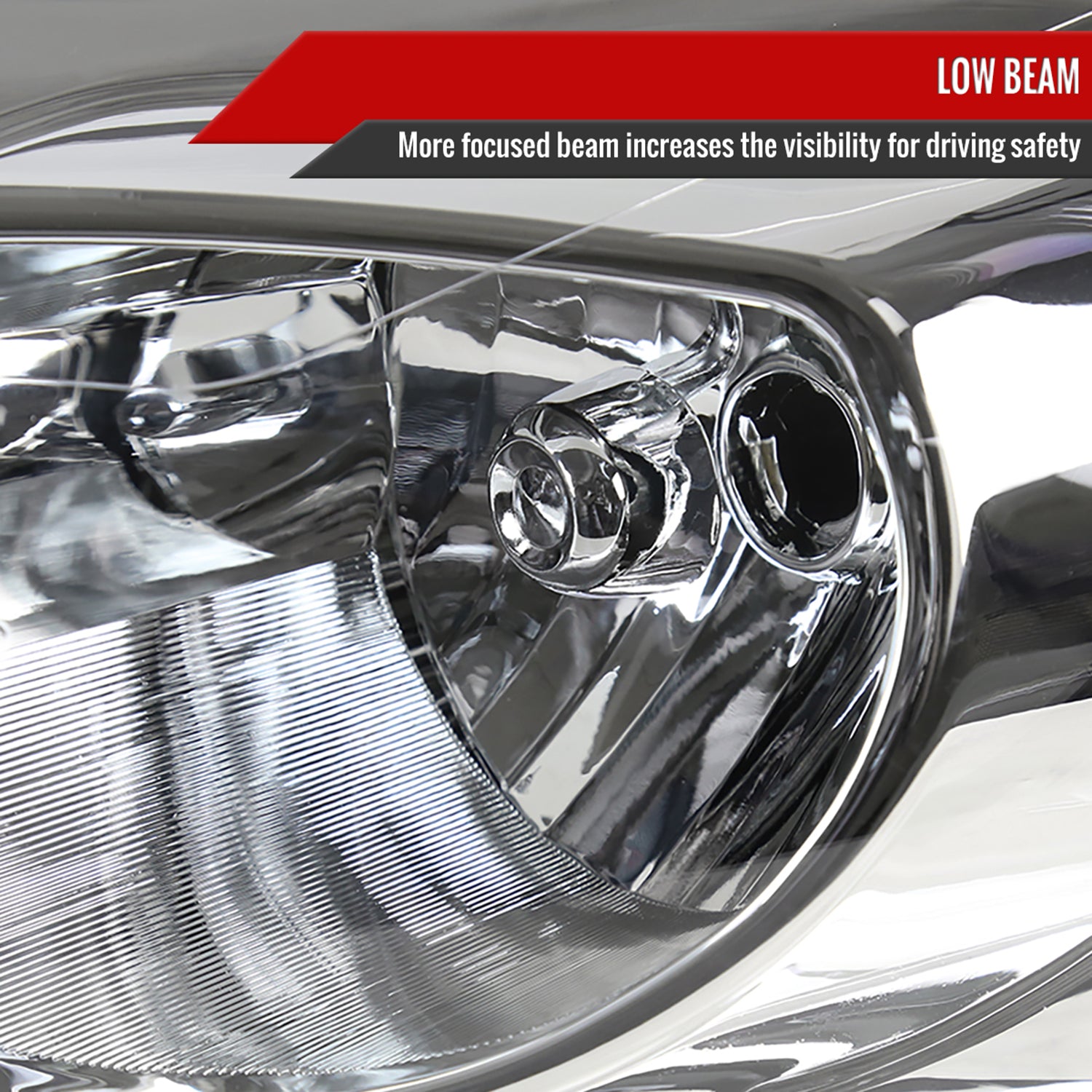 2006-2013 Chevy Impala / Impala Limited /Monte Carlo Headlights Amber & Chrome