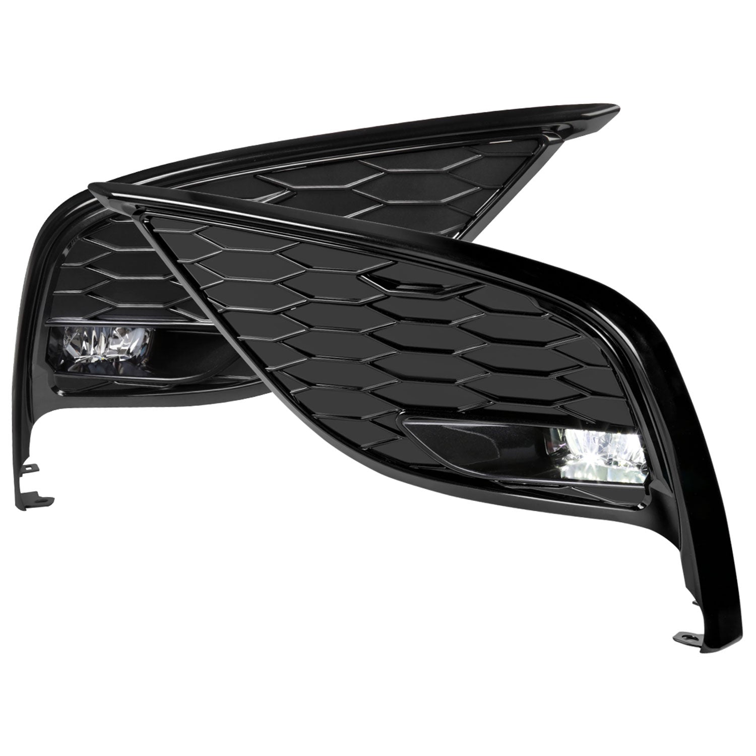 2021-2023 Toyota Camry SE/XSE Full LED Fog Lights Kit Chrome/Clear Lens