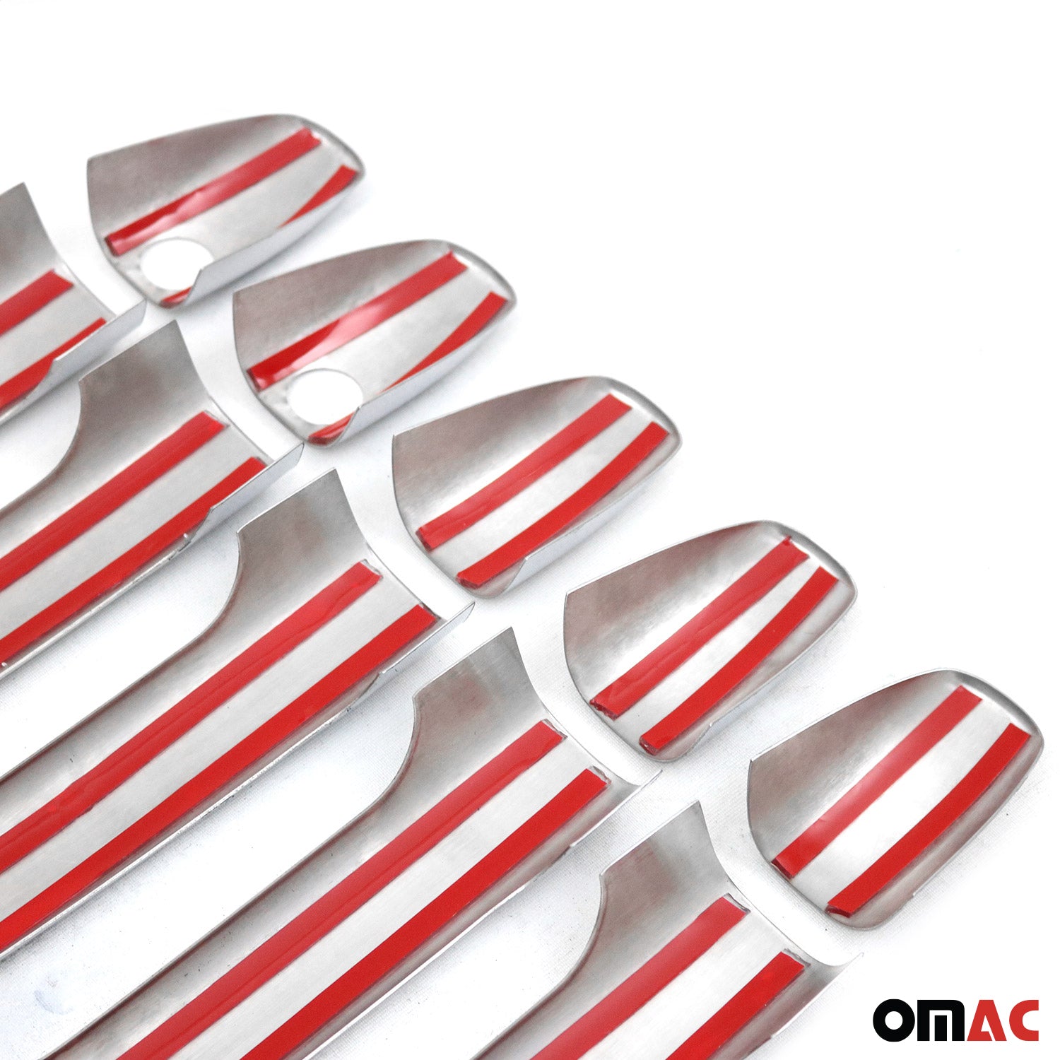 2019-2025 Mercedes Sprinter W907 910 Door Handle Cover Stainless Steel 2 Key Hole