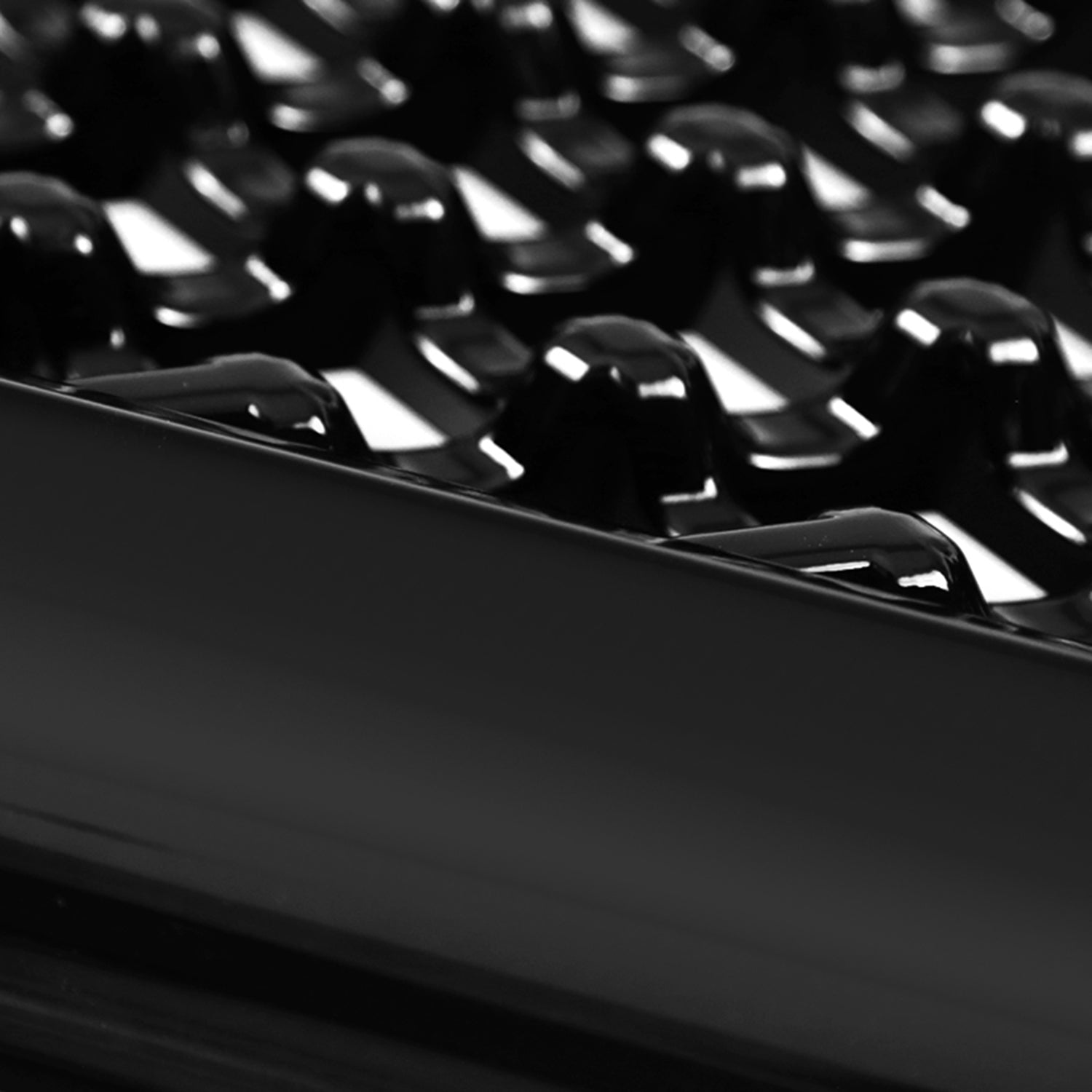 2009-2012 Dodge RAM 1500 Glossy Black ABS Honeycomb Mesh Grille