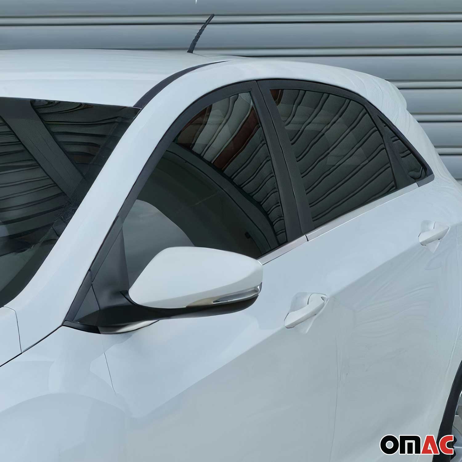 2009-2012 Hyundai Elantra Touring Window Molding Trim Streamer Stainless Steel Silver 4 Pcs