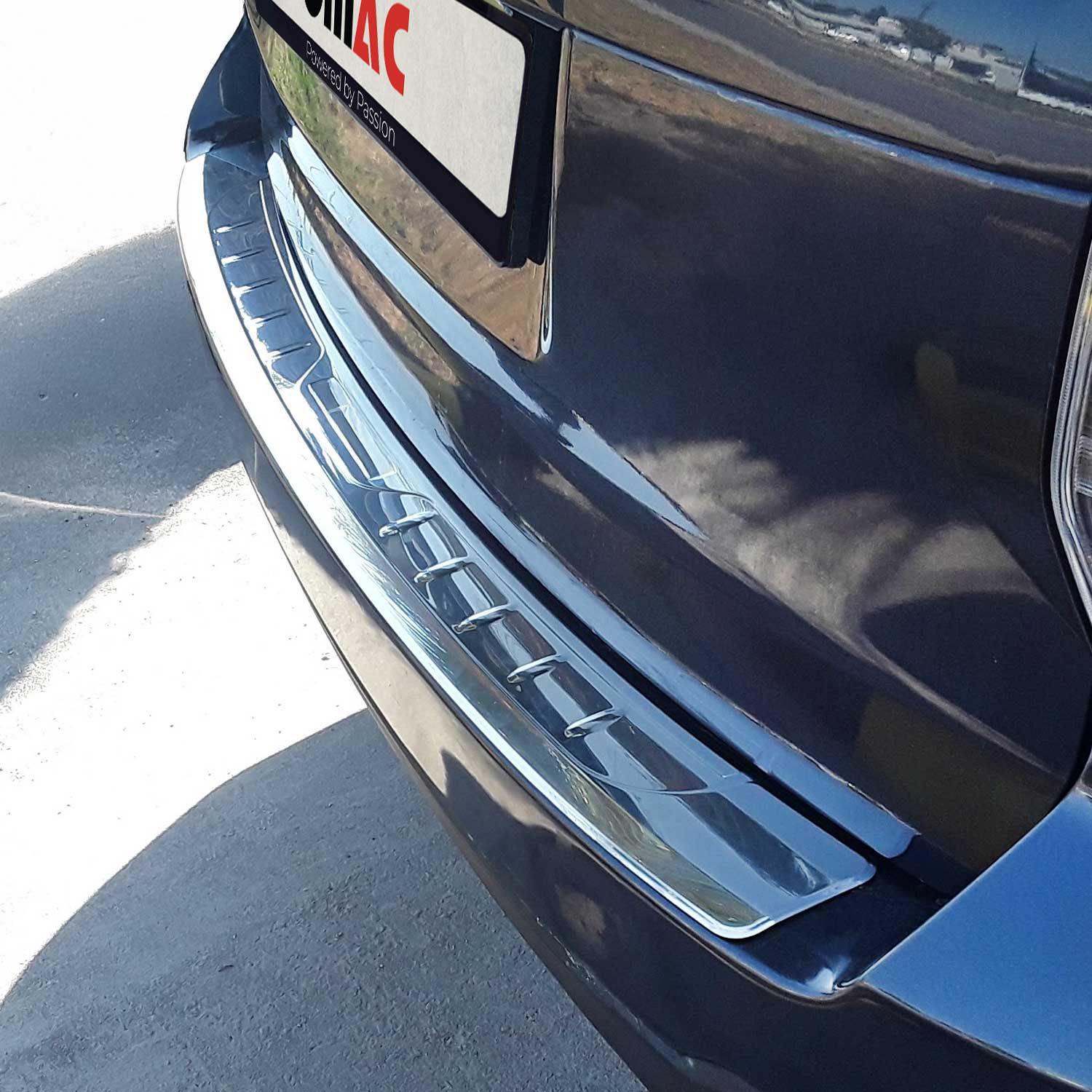 2014-2018 Subaru Forester Rear Bumper Guard Stainless Steel Glossy