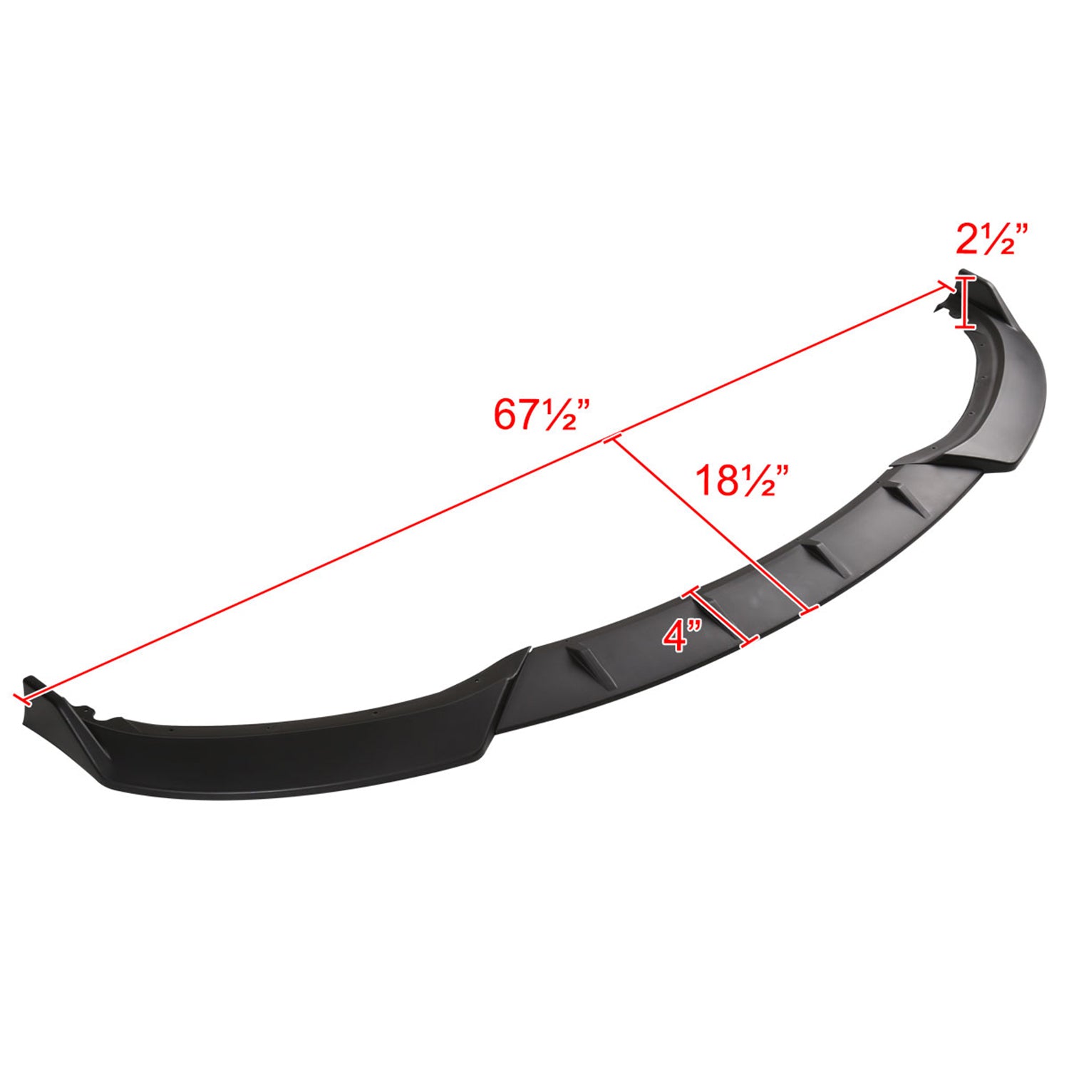 2016-2019 BMW 3 Series F30/F35 Polypropylene 3Pcs Bumper Lip Spoiler