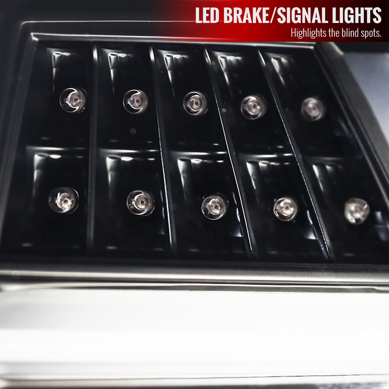 2015-2017 VW GTI/Golf LED Tail Lights Matte Black Housing/Clear Lens