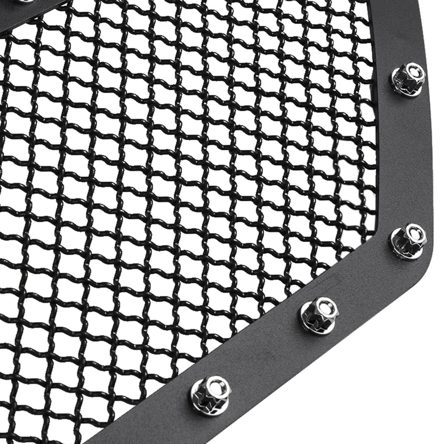2016-2018 Chevy Silverado 1500 Rivet Style Black Steel Mesh Grille Insert