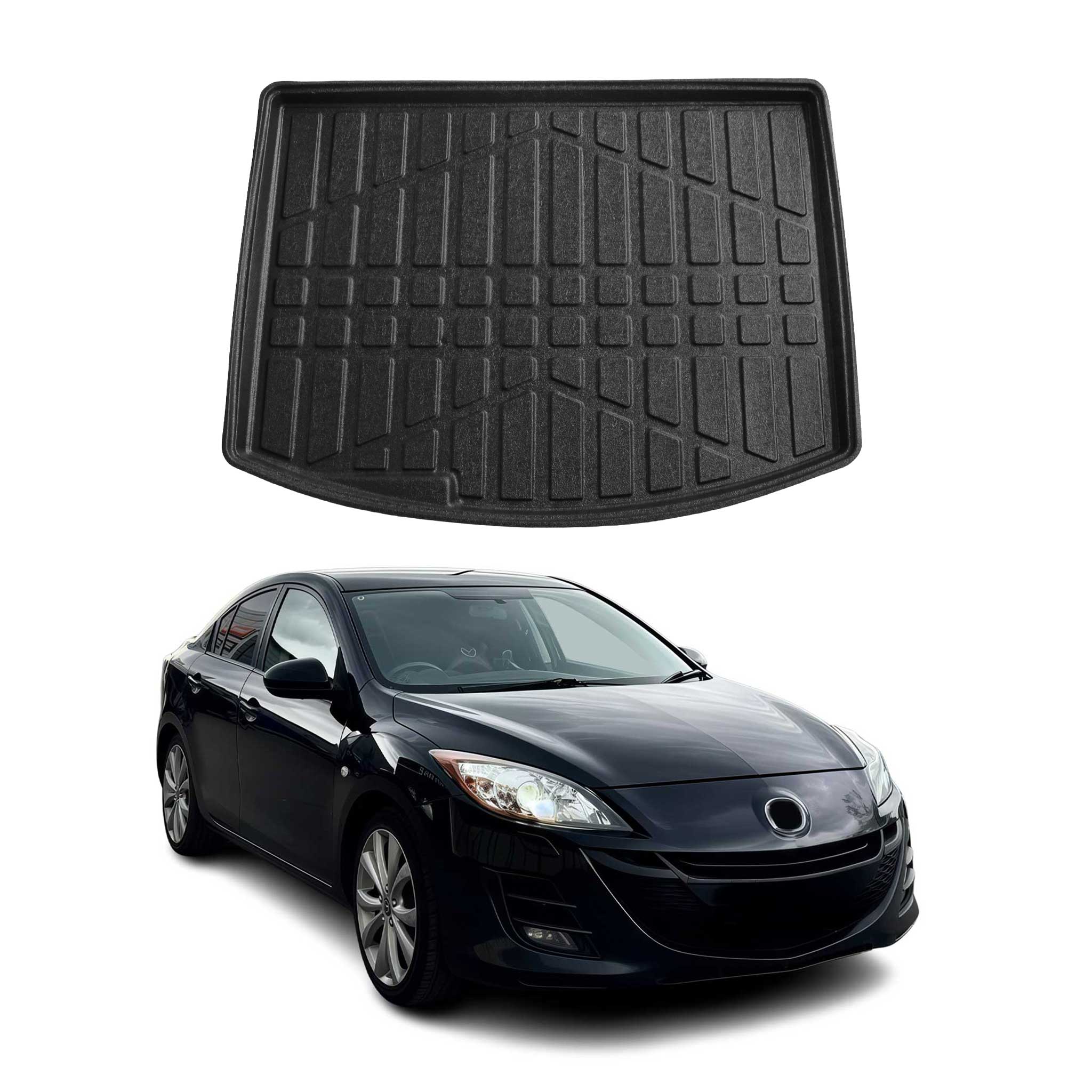 2010-2013 Mazda 3 Hatchback Cargo Liner Trunk Mat All Weather Black