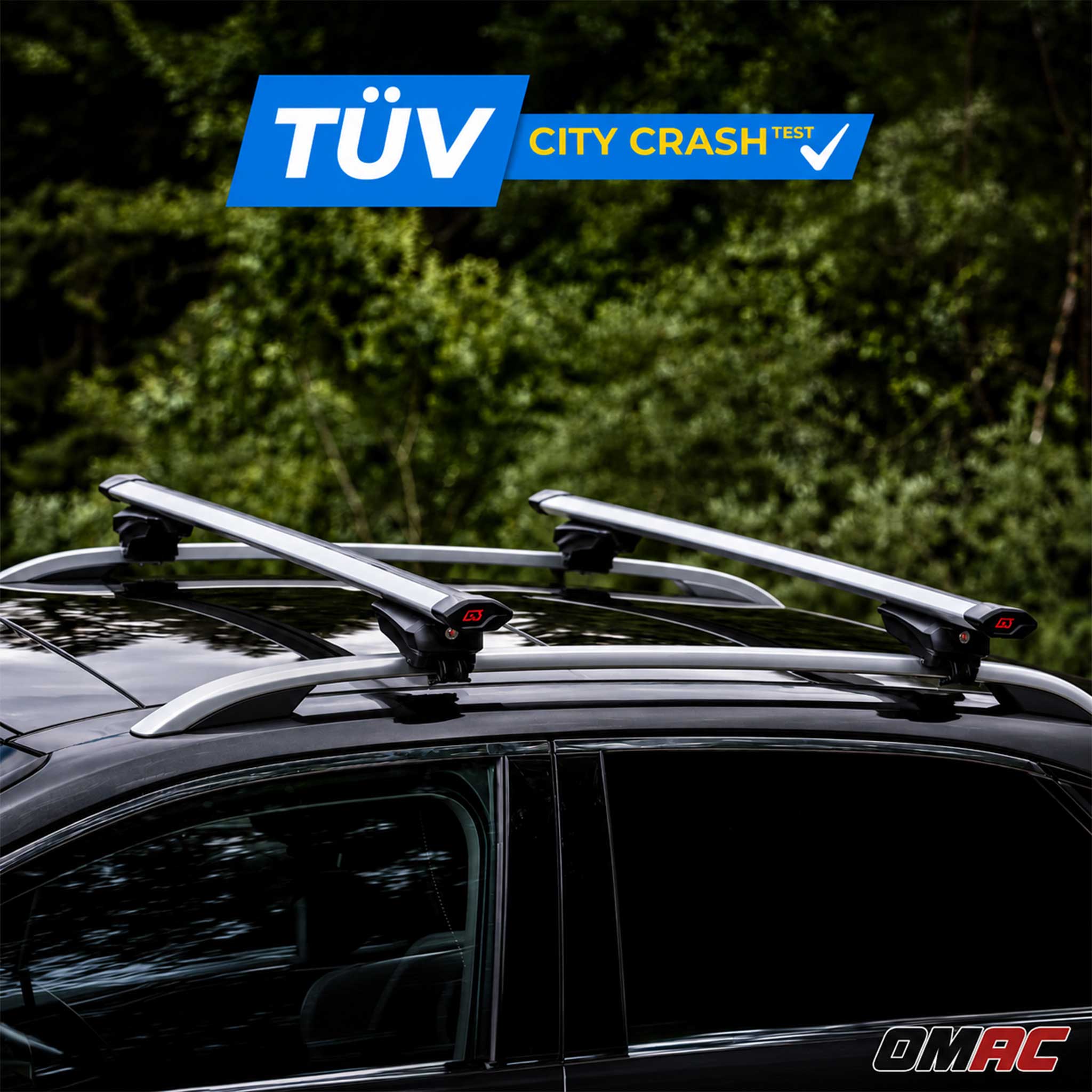 G3 Roof Racks for Hyundai Tucson 2010-2015 Aluminium Lockable 2Pcs Gray