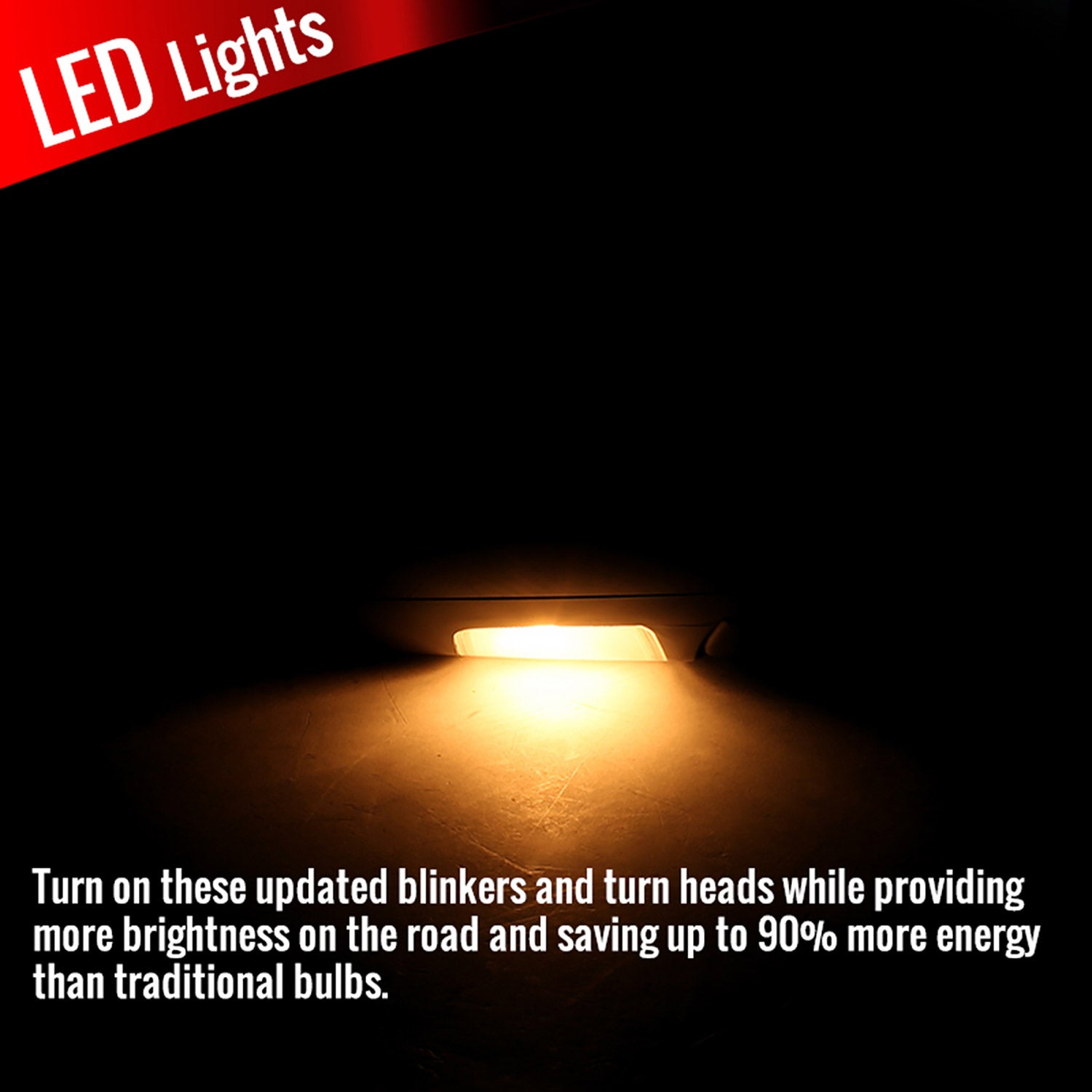 2008-2013 Toyota Highlander 7Pin Heated Side Mirror LED Puddle Light Passenger