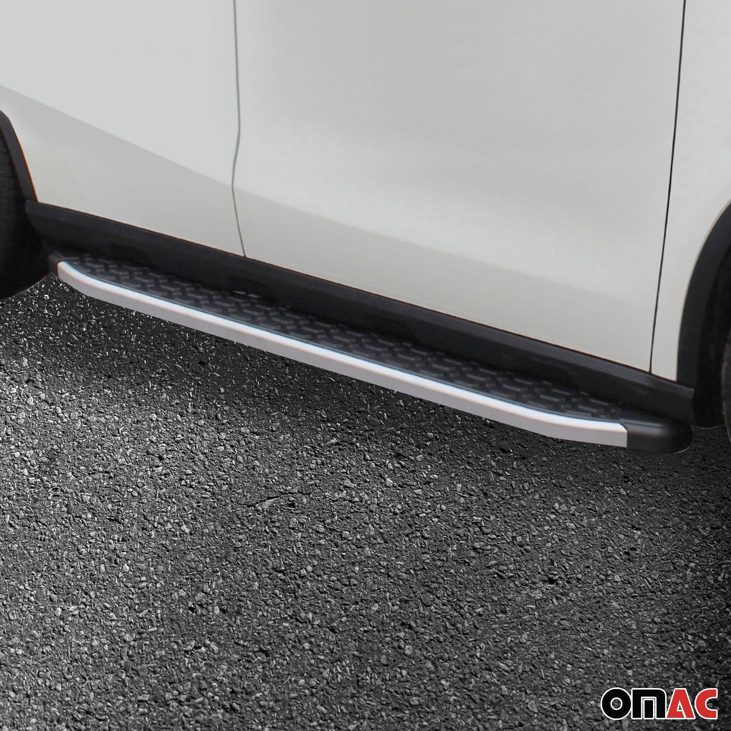 2014-2019 Kia Soul Running Boards Side Steps Silver & Black