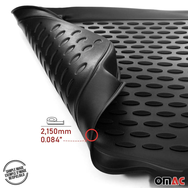 OMAC Floor Mats Liner for Toyota Sienna 7 Seats 2013-2020 Black TPE All-Weather - OMAC USA