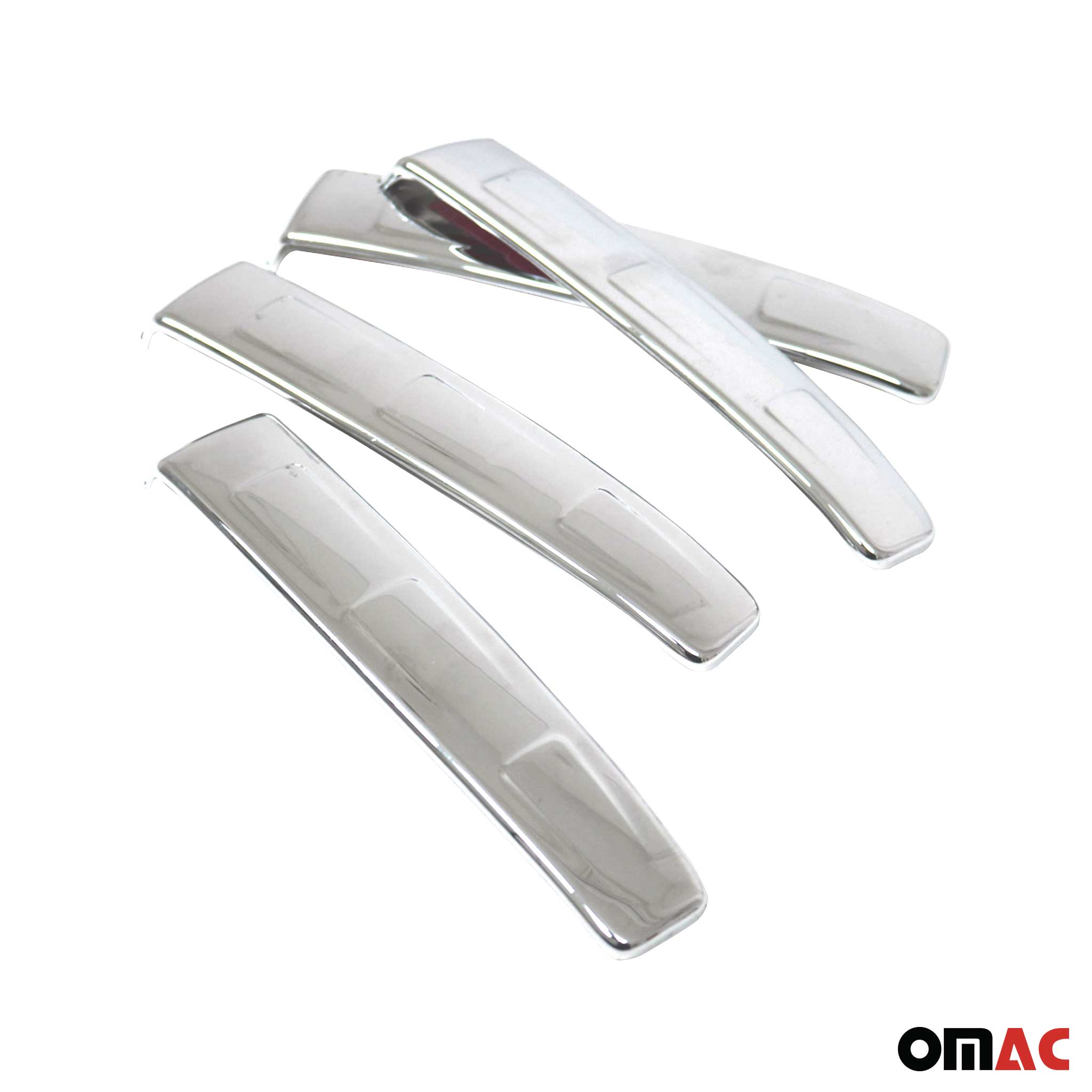 2014-2025 RAM ProMaster Car Door Handle Cover Protector Silver Chrome 8 Pcs