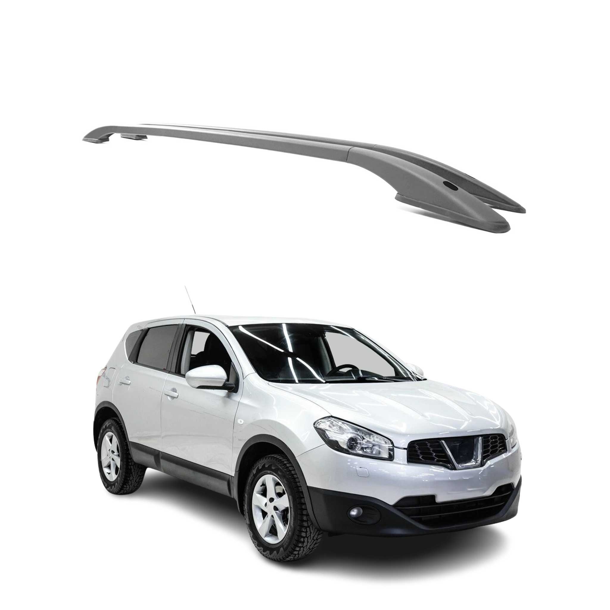 2017-2022 Nissan Rogue Sport Aluminium Roof Rack Side Rails Gray 2 Pcs