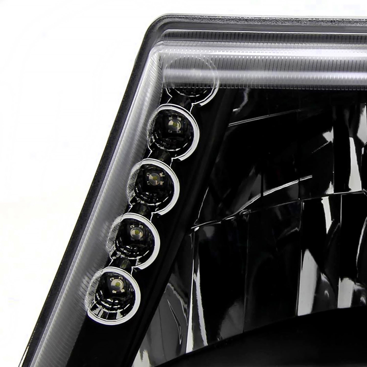 1998-2000 Ford Ranger Factory Style Headlights Matte Black/Clear Lens