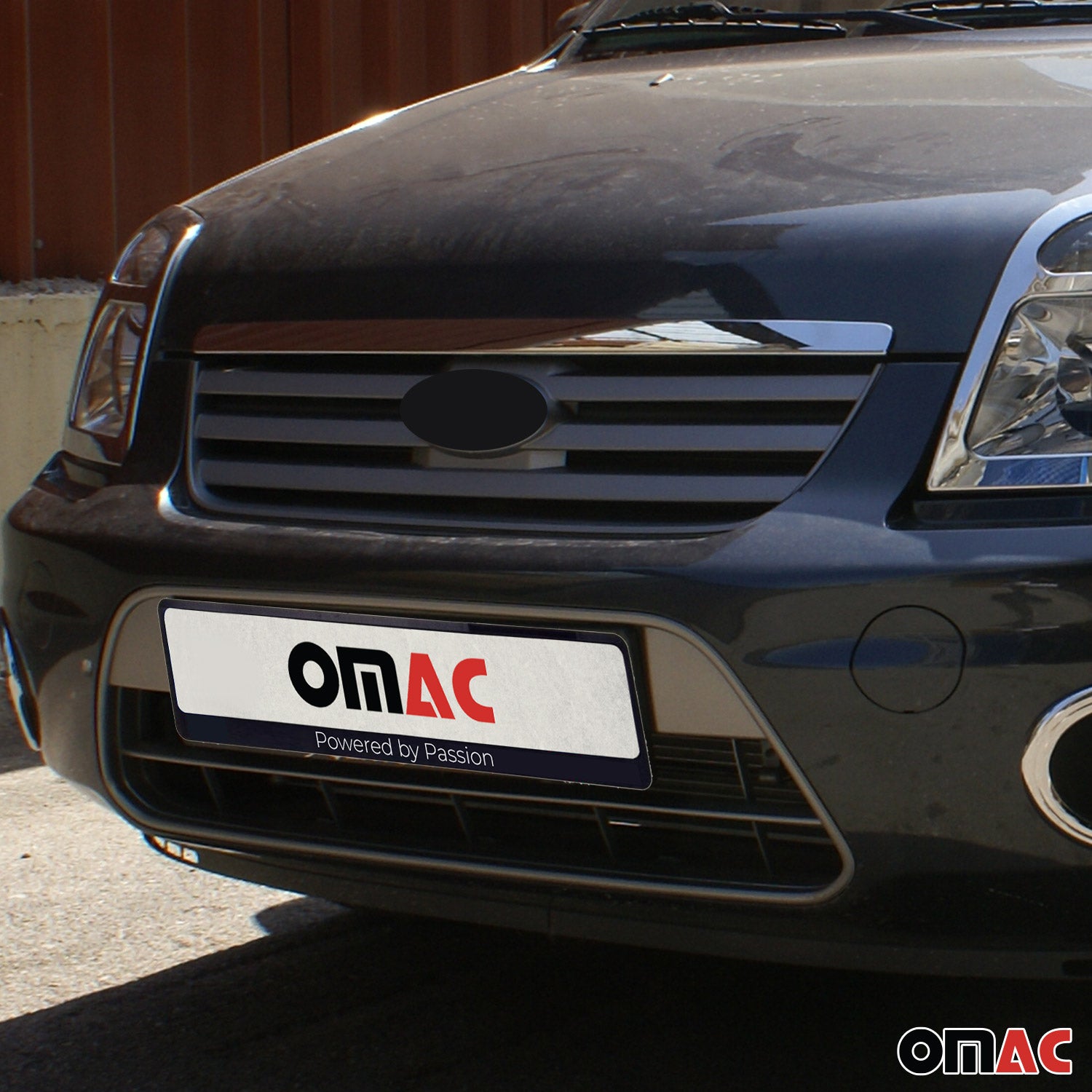 2010-2013 Ford Transit Connect Front Hood Bonnet Strip Trim Silver Stainless Steel 1Pc