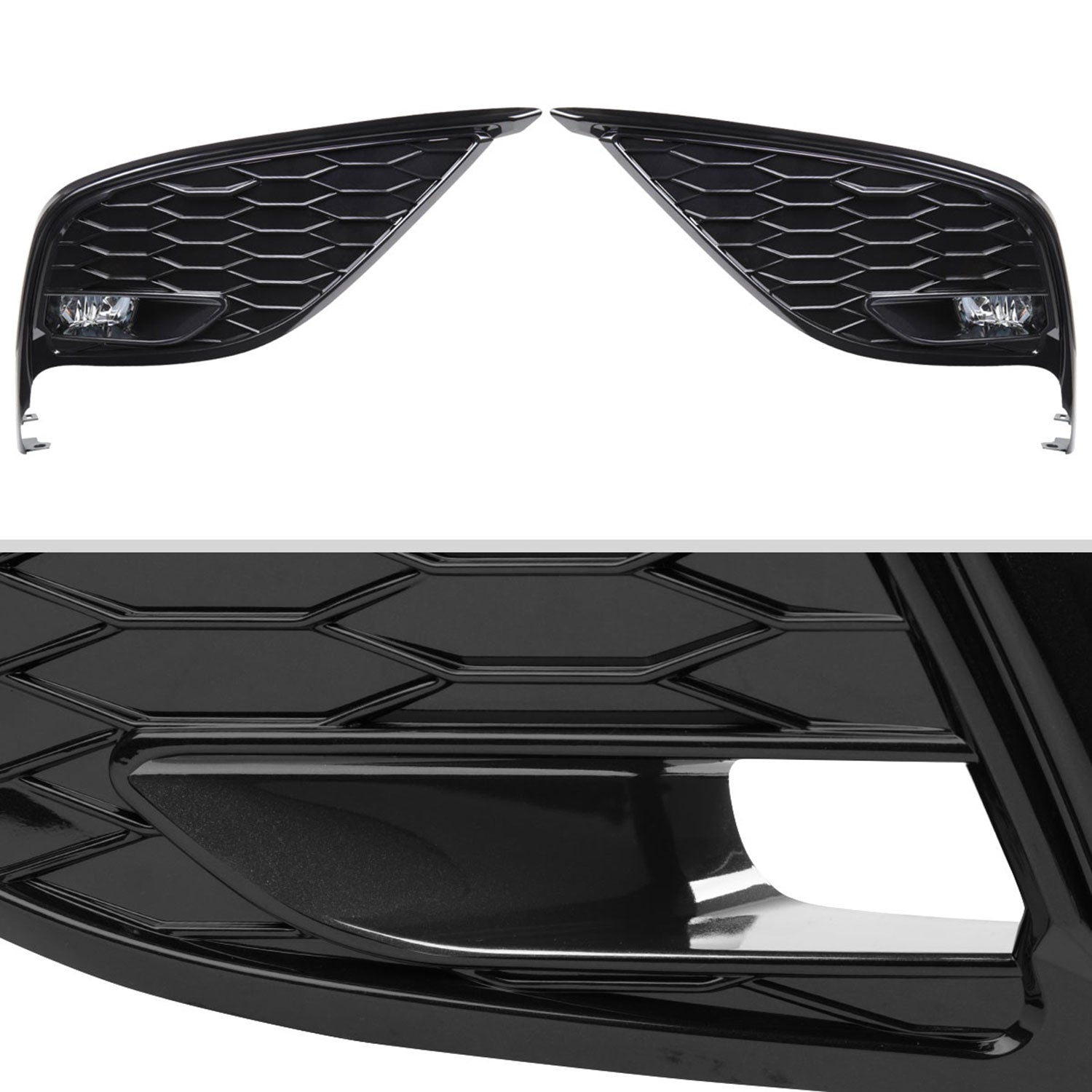 2021-2023 Toyota Camry SE/XSE Full LED Fog Lights Kit Chrome/Clear Lens