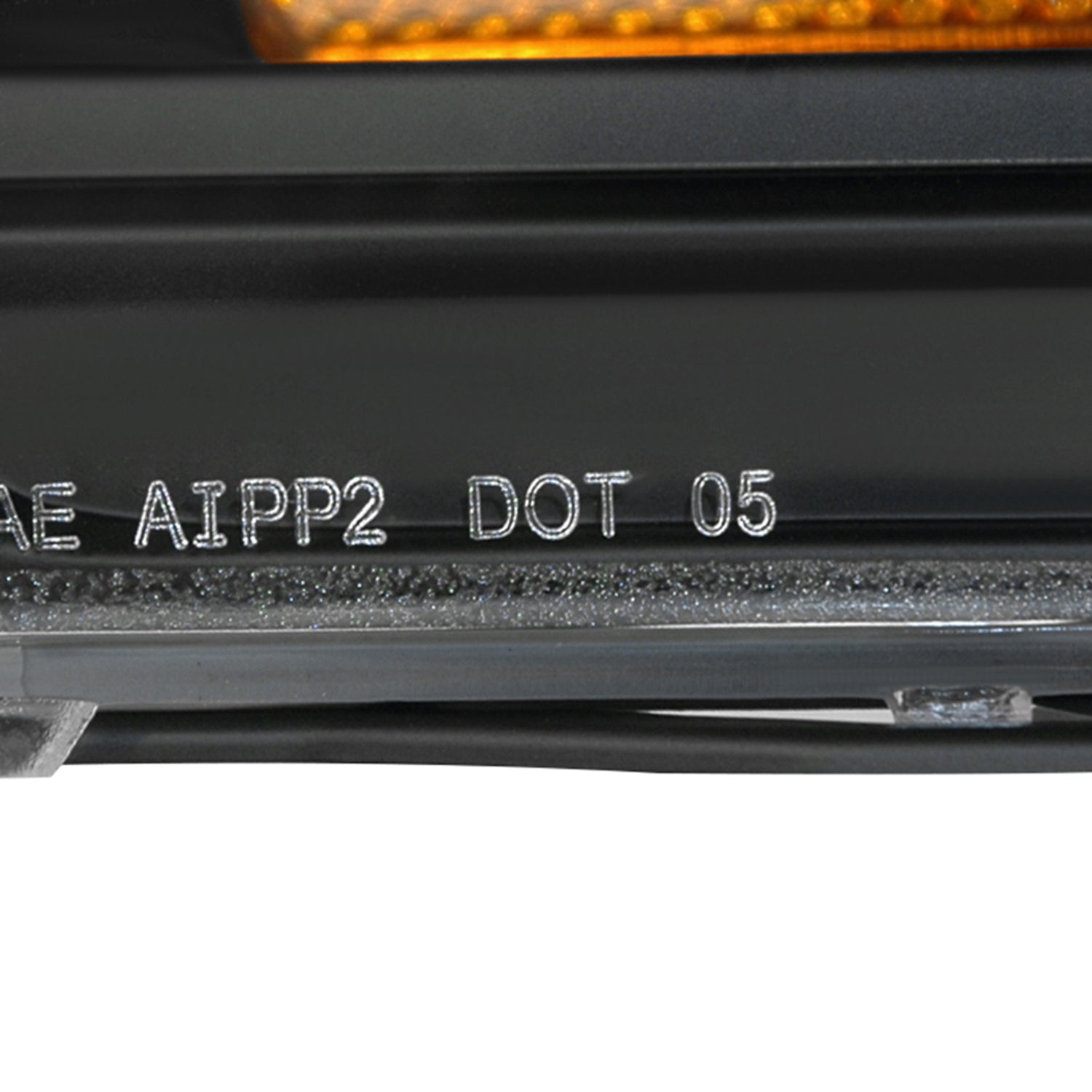 2005-2009 Ford Mustang Factory Style Bumper Lights Matte Black/Clear Lens