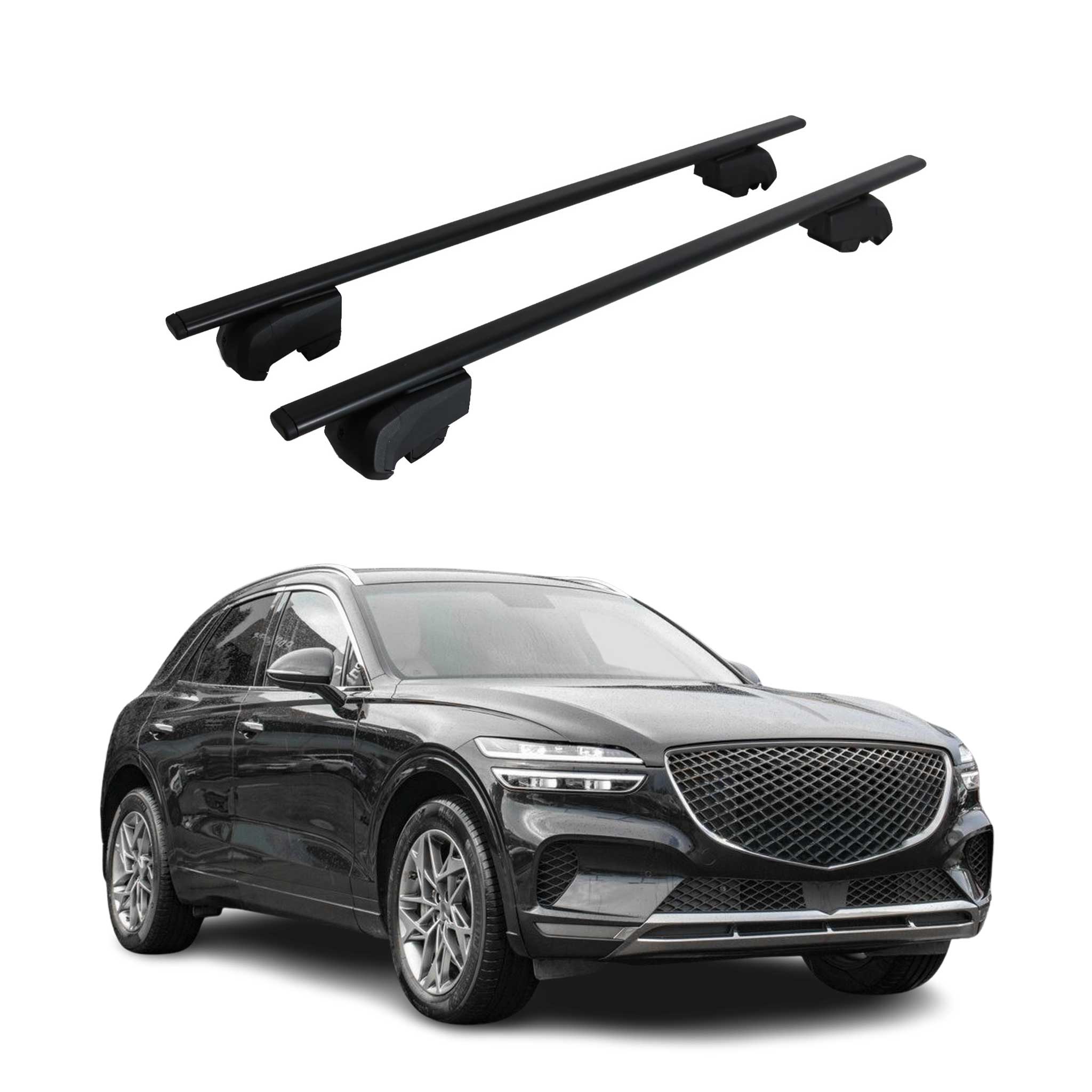 2022-2025 Genesis GV70 Roof Rack Cross Bars Black