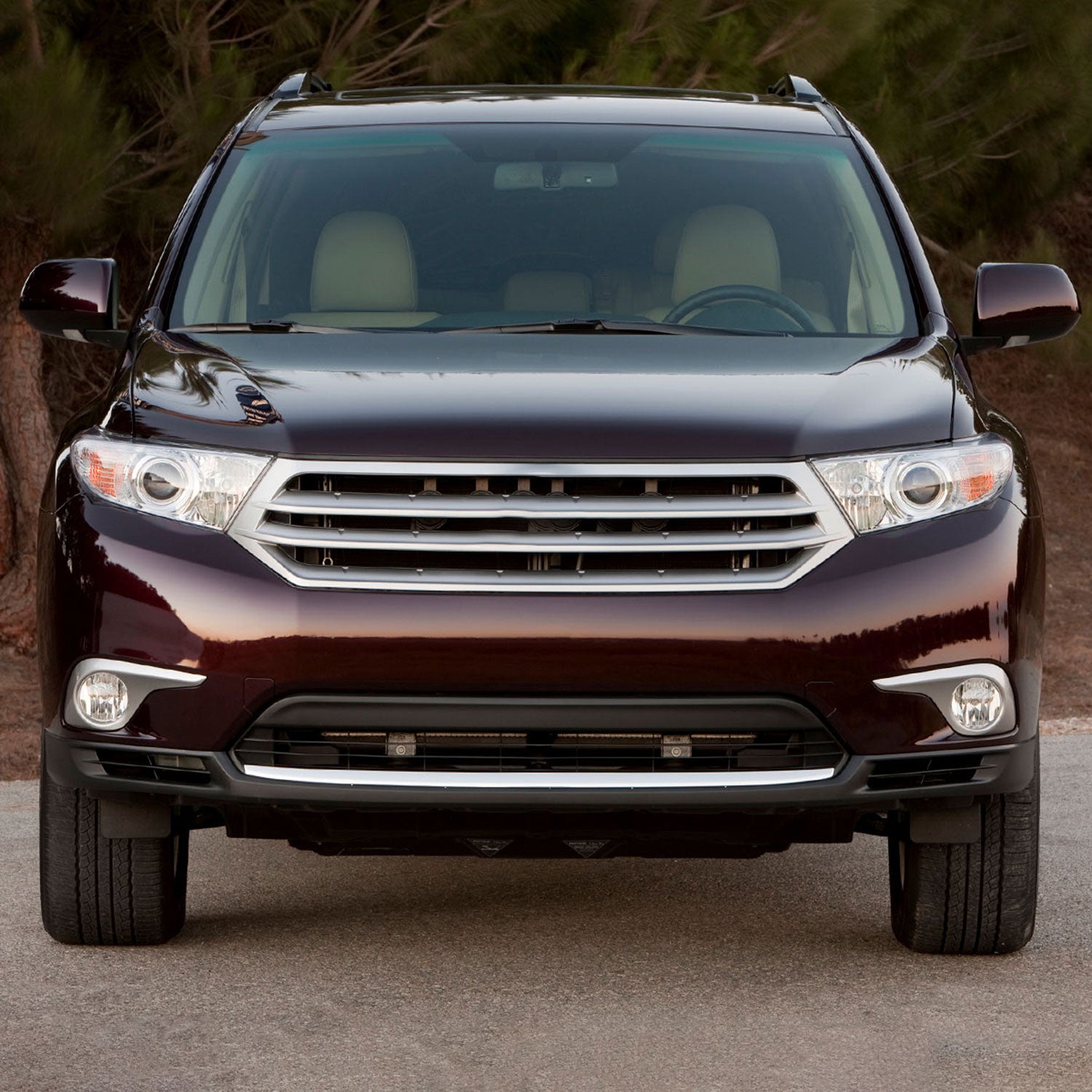 2011-2013 Toyota Highlander 7117 Fog Lights Kit Switch & Wiring Harness Chrome