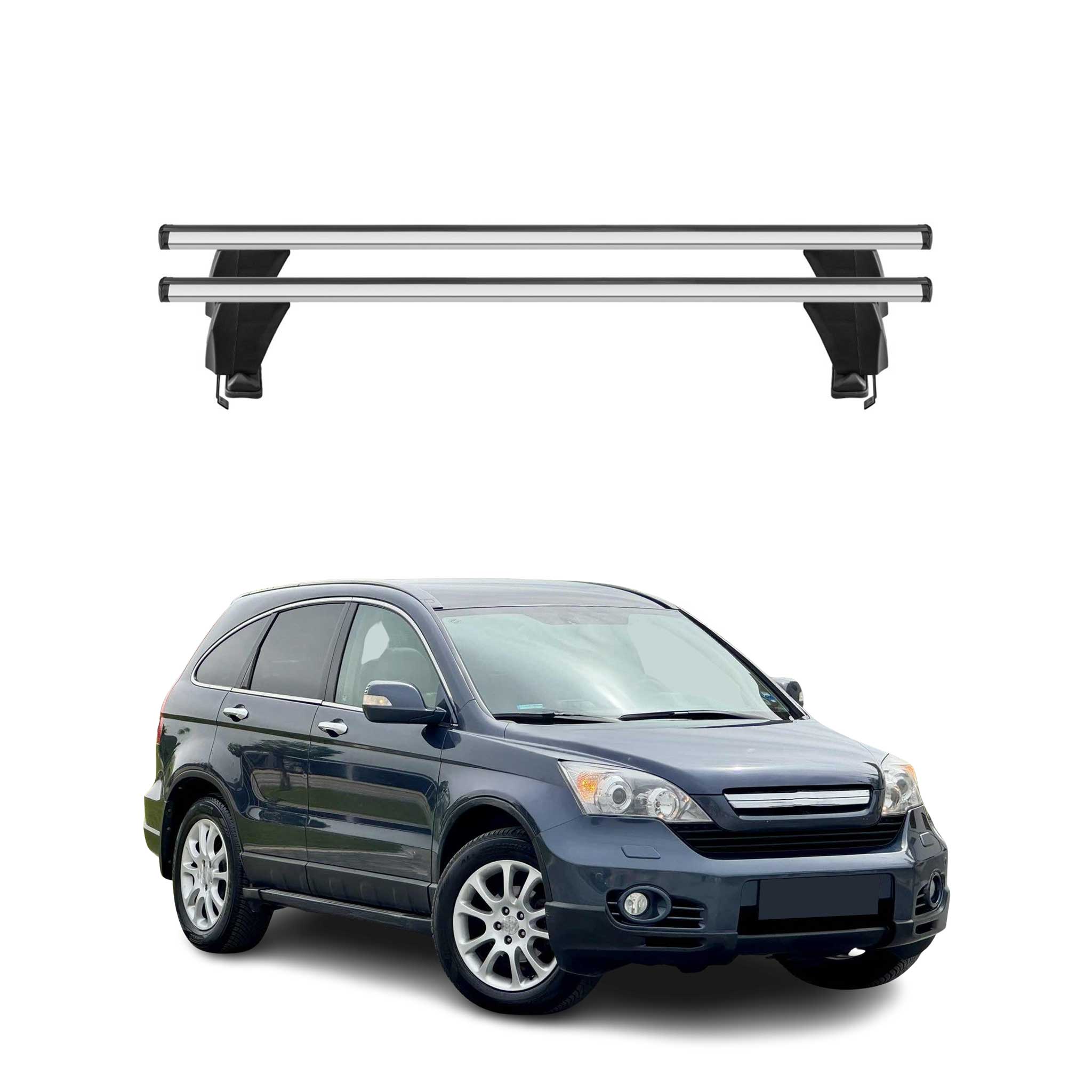 2007-2011 Honda CR-V Roof Rack Cross Bars Silver