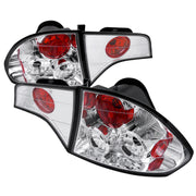2006-2011 Honda Civic Sedan Tail Lights Chrome Housing/Clear Lens