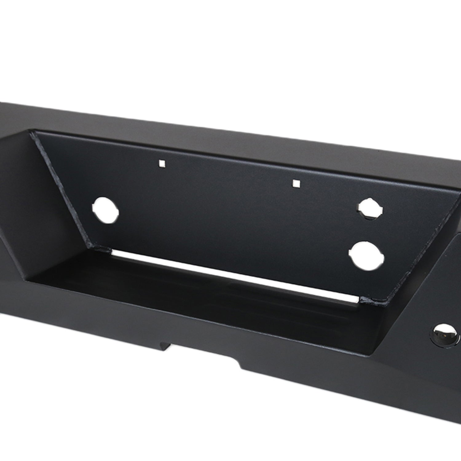 2006-2014 Ford F-150 Black Heavy Duty Steel Rear Step Bumper