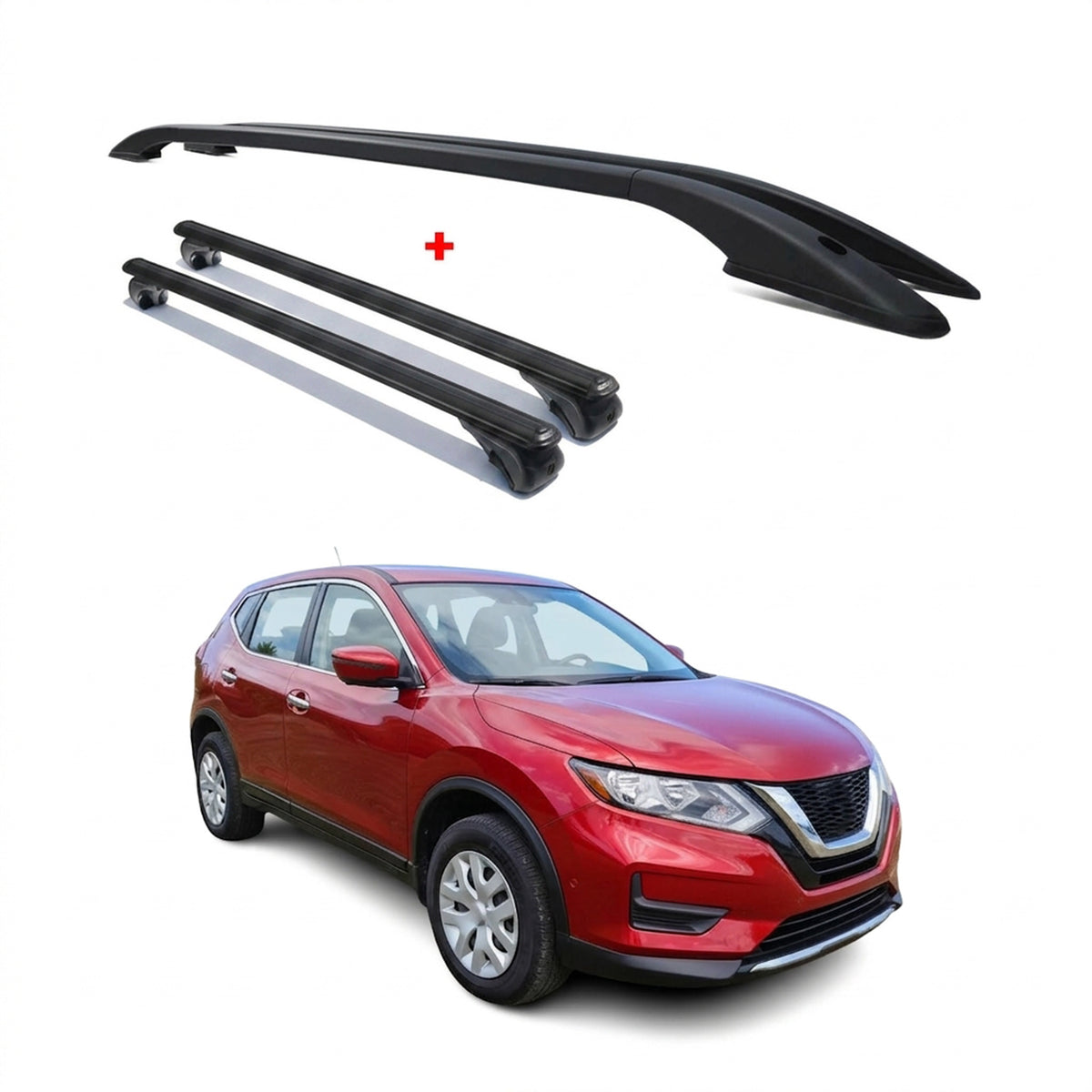 2017-2022 Nissan Rogue Sport Roof Racks & Roof Rack Rails Black