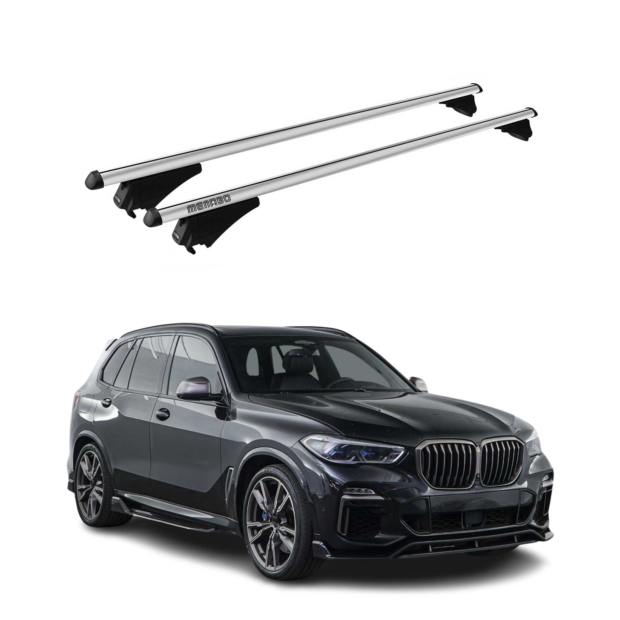 2019-2025 BMW X5 G05 Roof Rack Cross Bars Silver