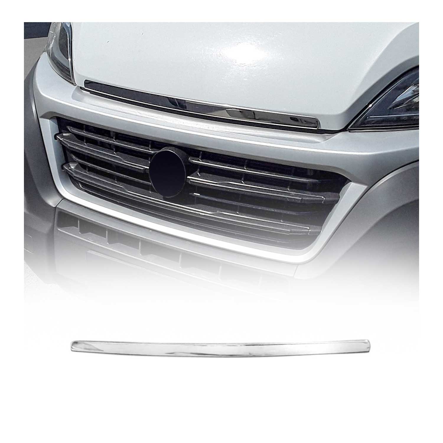 2023-2026 RAM ProMaster Front Hood Bonnet Strip Styling Trim Silver Stainless Steel