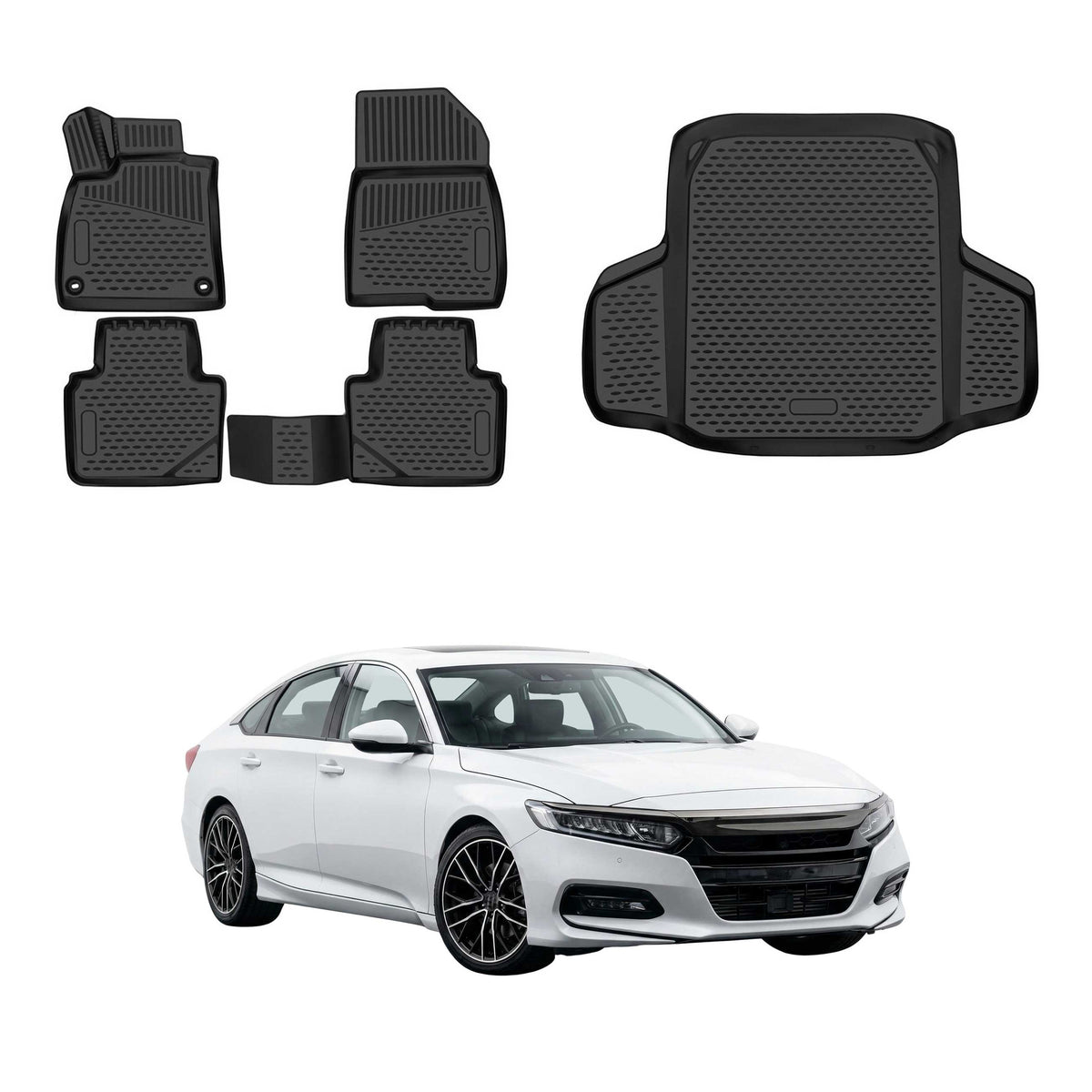 OMAC Floor Mats & Cargo Liners for Honda Accord 10.gen 2018-2022 Sedan