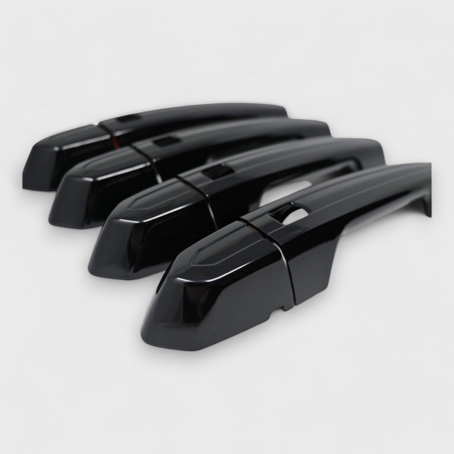 2017-2025 Cadillac XT5 Door Handle Cover Gloss Black 8Pcs ABS Plastic