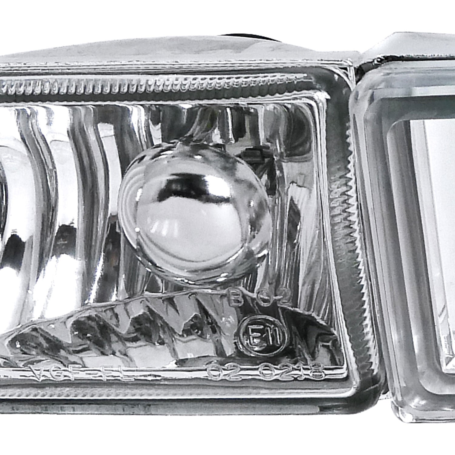 1993-1998 VW Golf Mk3/Jetta/Cabrio H3 Bumper Fog Lights Chrome/Clear Lens