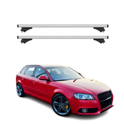 2006-2013 Audi A3 Sportback Roof Rack Cross Bars Silver