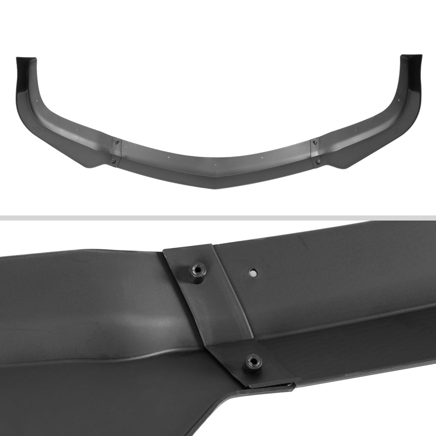 2011-2014 Dodge Charger SRT8 Matte Black 3PC Front Bumper Lip Splitter Kit