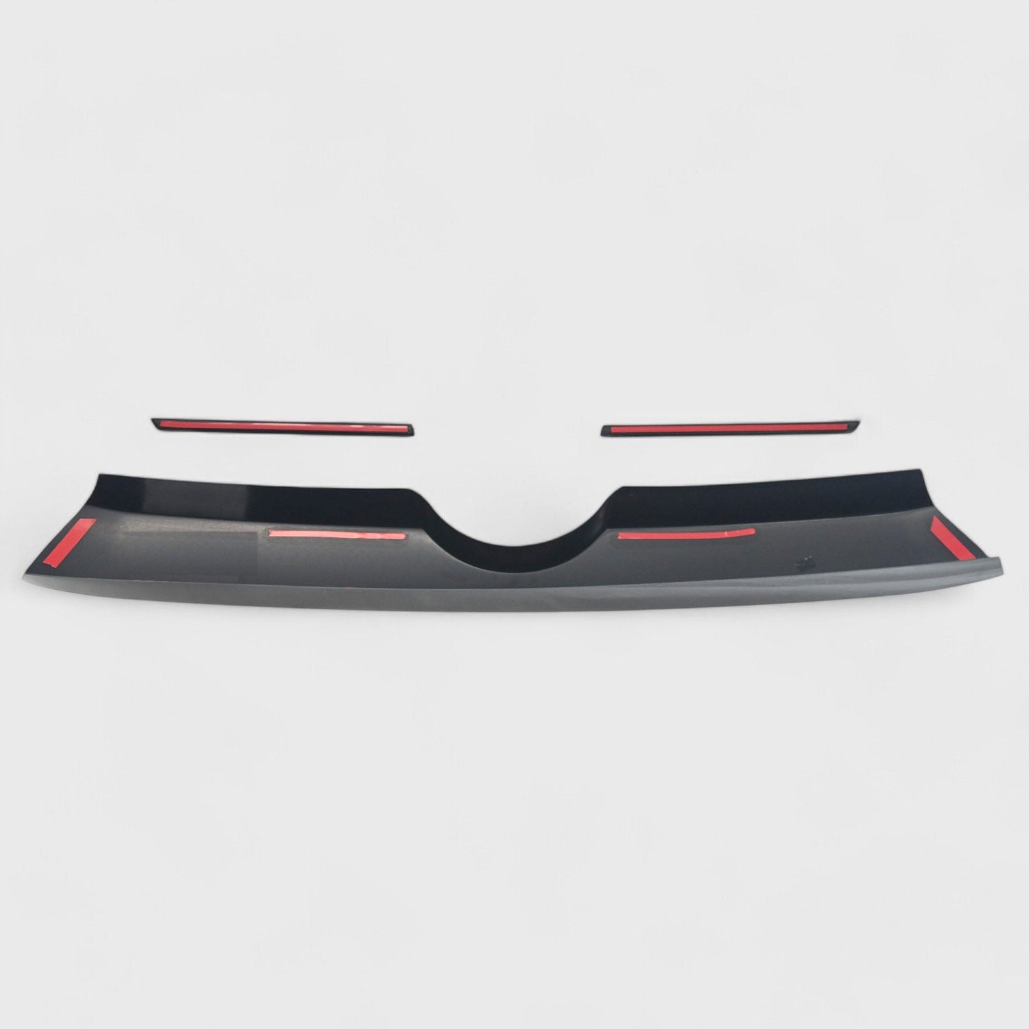 2010-2024 Toyota 4Runner Grille Overlay Gloss Black 3Pcs ABS Plastic