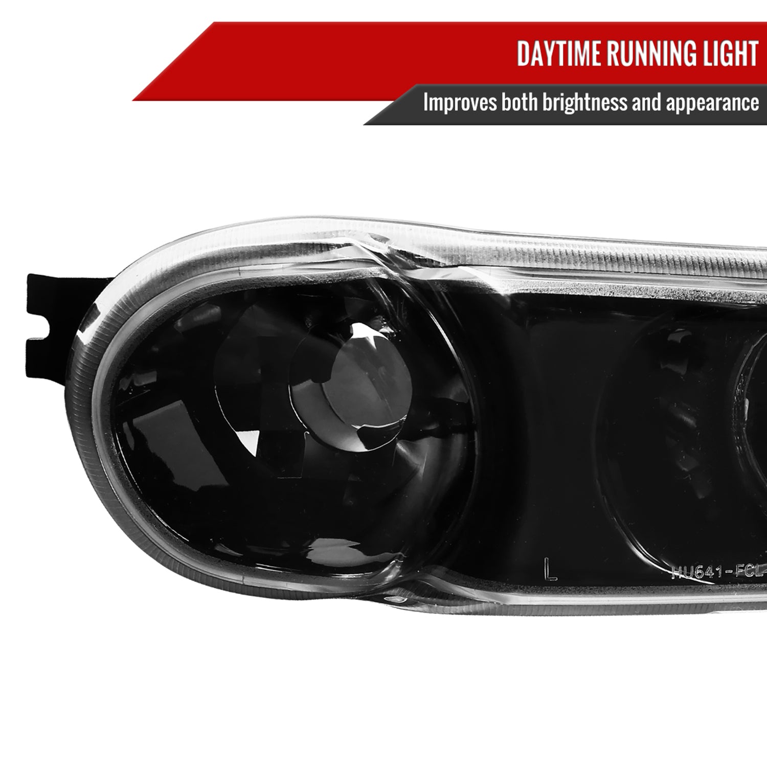 2001-2006 GMC Yukon / XL Denali/02-2006 Sierra Denali Dual Halo Headlights Black