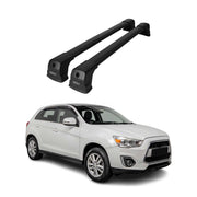 2011-2023 Mitsubishi Outlander Sport Roof Rack Cross Bars Luggage Carrier Aluminium Black 2 Pcs