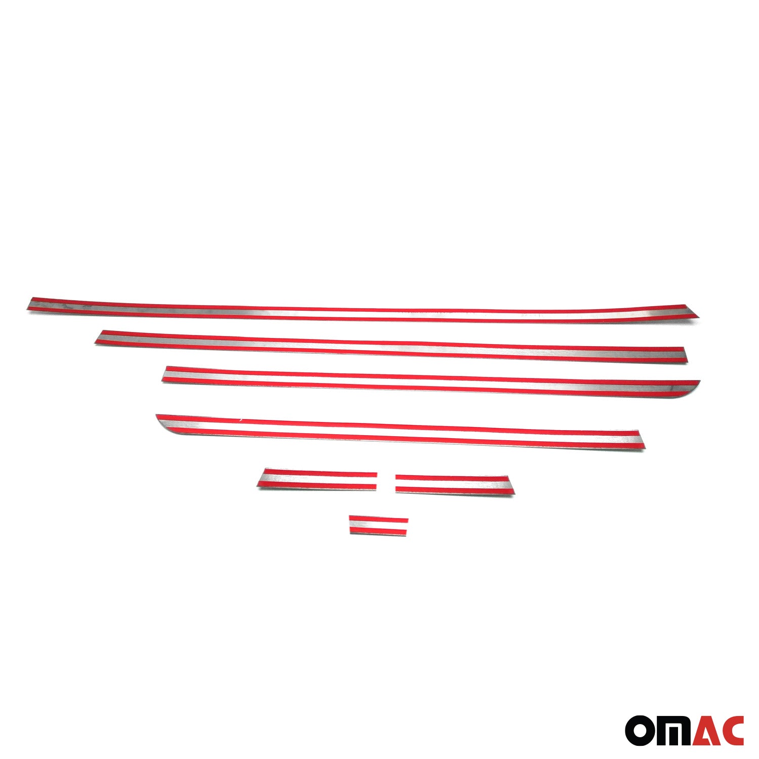 2016-2024 Mercedes Metris Long Wheelbase Side Door Molding Trim Skirt Garnish Stainless Steel