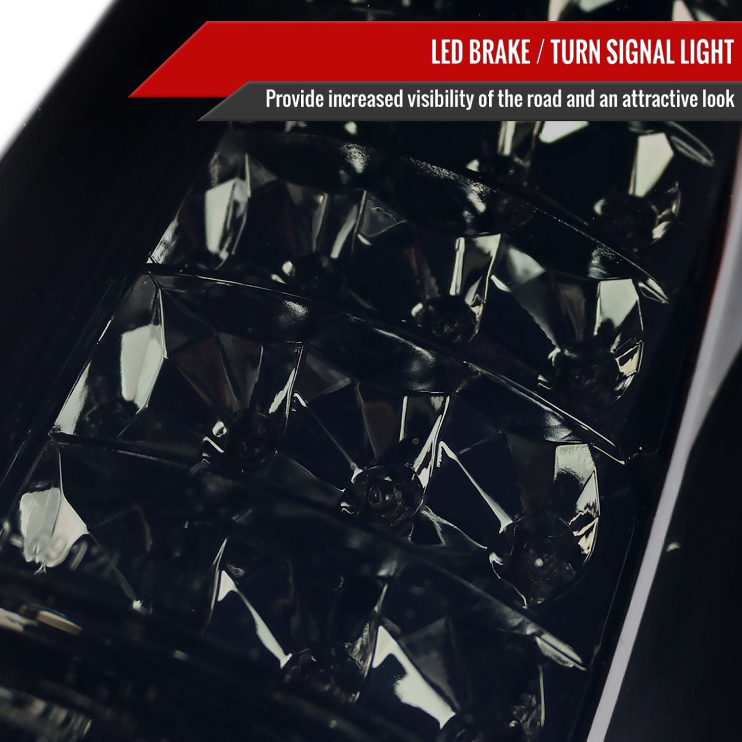 1988-2000 Chevy Silverado/Tahoe/Suburban/Sierra APC LED Tail Lights Smoke Lens