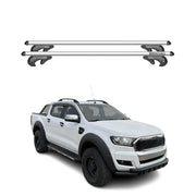 2019-2023 Ford Ranger Roof Rack Cross Bars Silver