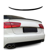 2012-2018 Audi A6 S6 Sedan Rear Trunk Spoiler Wing Black 1 Pc