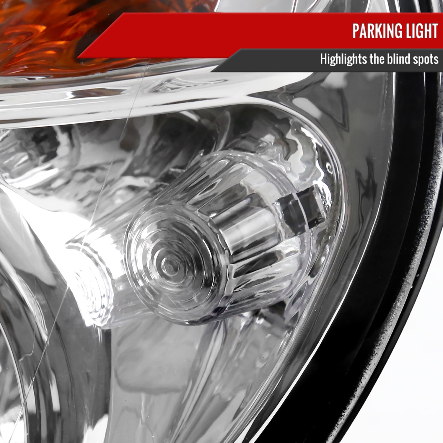 2002-2003 Subaru Impreza OEM Replacement Headlights Chrome/Clear Lens